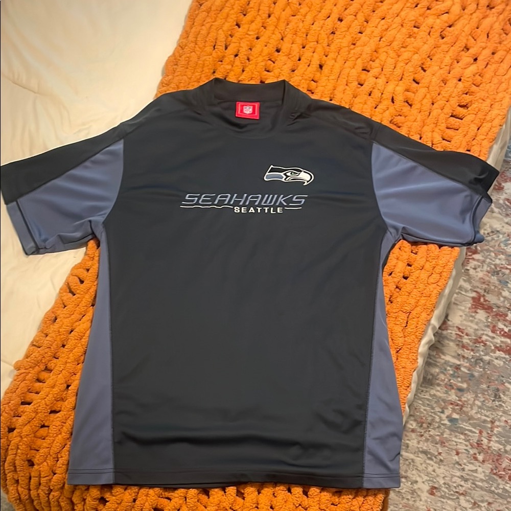 NFL Black and Gray Athletic Jersey